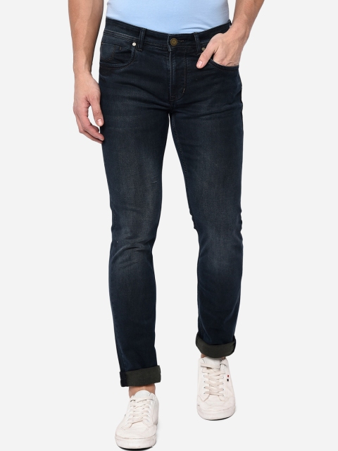 

JADE BLUE Men Blue Slim Fit Heavy Fade Stretchable Jeans