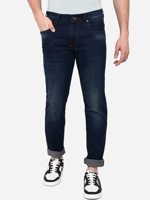 

Greenfibre Men Blue Slim Fit Light Fade Stretchable Jeans