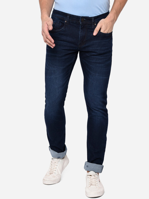 

Greenfibre Men Blue Slim Fit Light Fade Stretchable Jeans