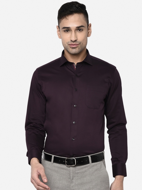 

Greenfibre Men Purple Slim Fit Formal Shirt