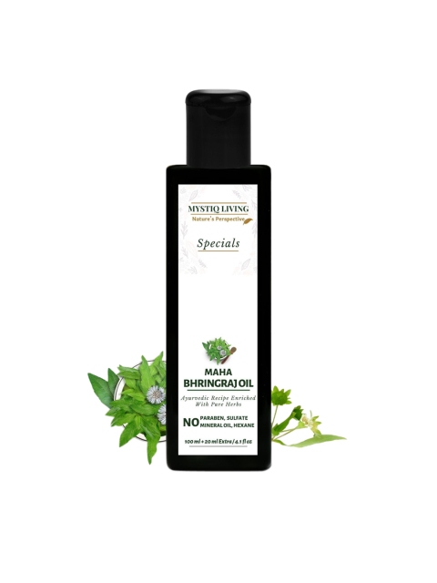 

MYSTIQ LIVING Brown Specials - Maha Bhringraj Hair Oil- 120 ml