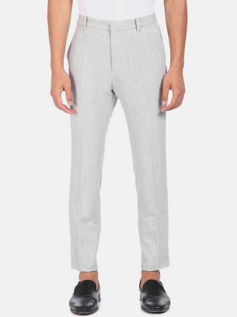 

Arrow New York Men Grey Trousers