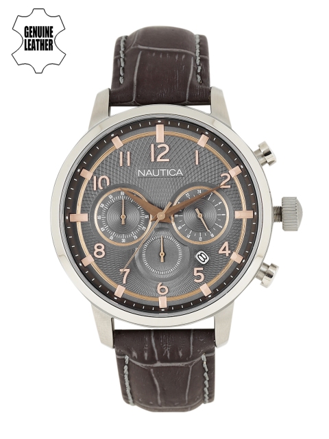 

Nautica Men Grey Analogue Watch