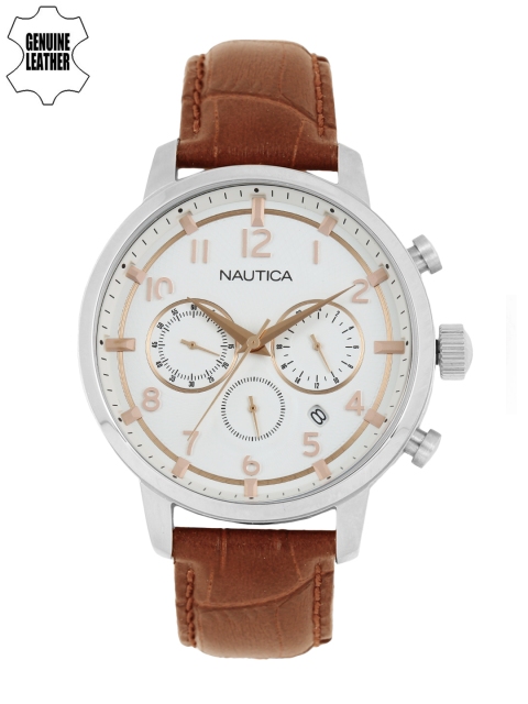 

Nautica Men White Analogue Watch NAI16525G