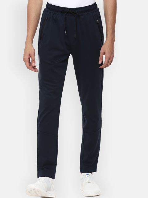 

Louis Philippe ATHPLAY Men Navy Blue Solid Slim-Fit Track Pants