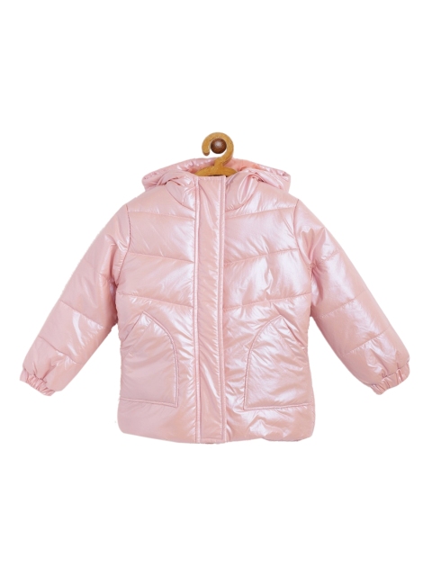 

GOJI Girls Peach-Coloured Puffer Jacket
