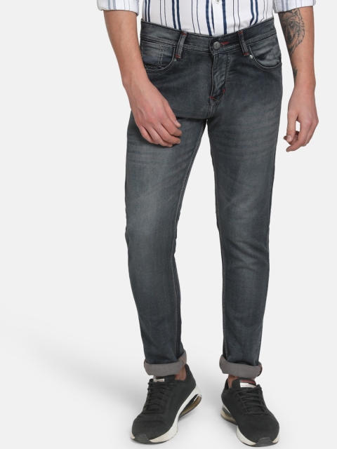 

Emerals Men Grey Slim Fit Heavy Fade Stretchable Jeans