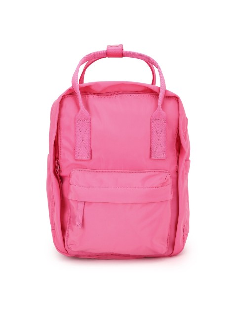 

FOREVER 21 Women Pink Square Pocket Backpack