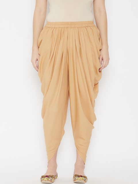 

TULIP 21 Women Beige Solid Dhoti Pants