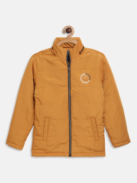 

Octave Boys Mustard Padded Jacket with Patchwork