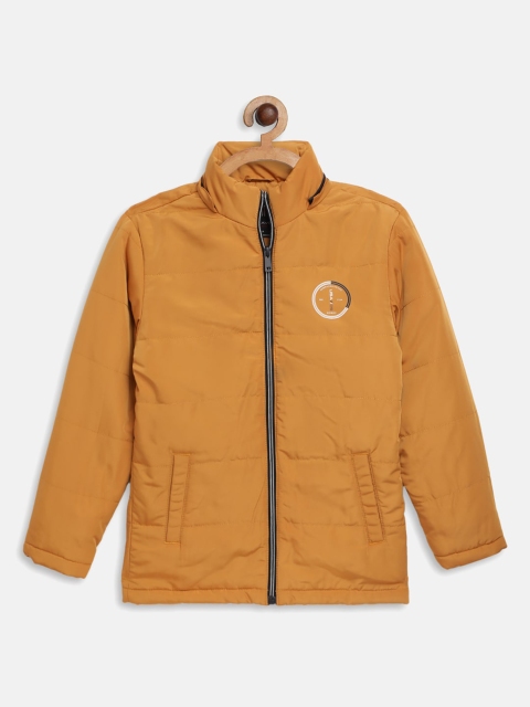 

Octave Boys Mustard Yellow Hooded Padded Jacket