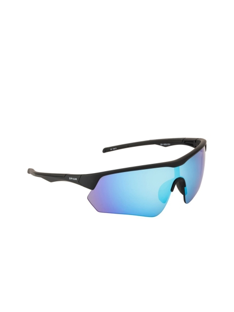 

OPIUM Men Blue Lens & Black Sports Sunglasses with UV Protected Lens - OP-1805-C01
