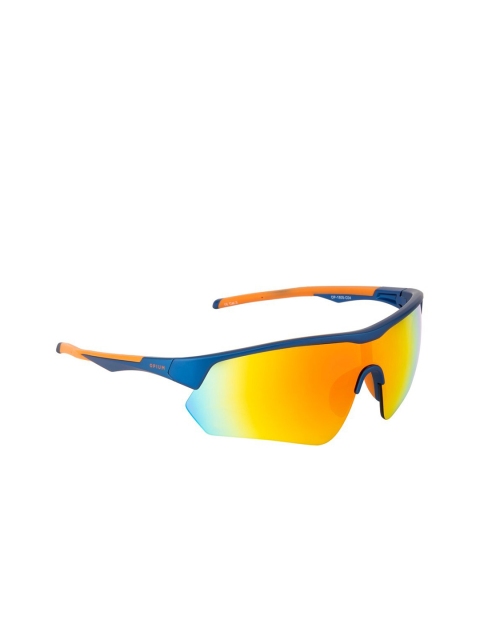

OPIUM Men Orange Lens & Blue Sports Sunglasses With UV Protected Lens OP-1805-C04