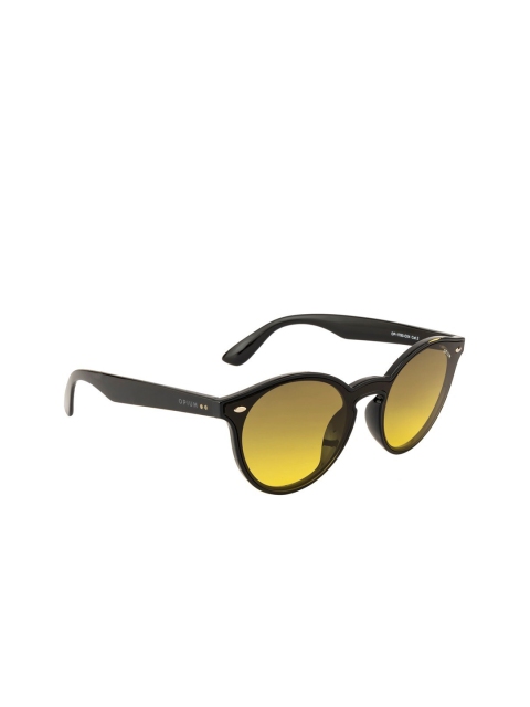 

OPIUM Women Yellow Lens & Black Round Sunglasses with UV Protected Lens OP-1780-C04