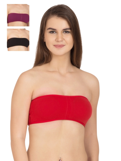 

Tweens Pack of 3 Full-Coverage Tube Bras TW278, Black