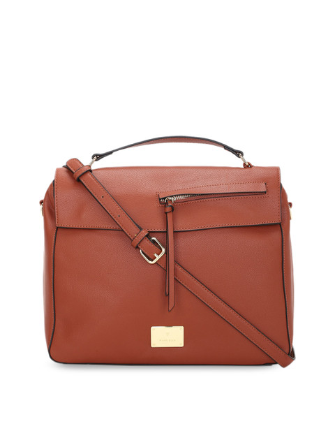 

Van Heusen Woman Maroon PU Oversized Structured Sling Bag