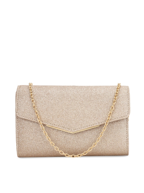 

Van Heusen Woman Beige Embellished PU Structured Sling Bag