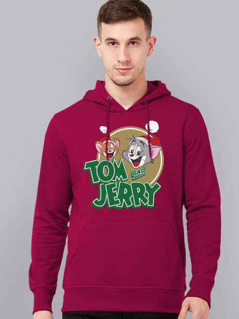 

Free Authority Tom & Jerry Men Pink Printed Hooded Sweatshirt