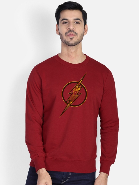 

Free Authority Men Red FLASH Printed Sweatshirt
