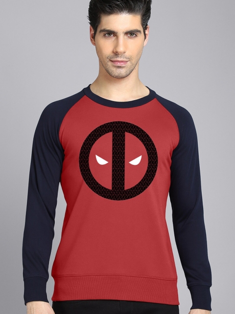 

Free Authority Deadpool Men Red Printed Sweatshirt