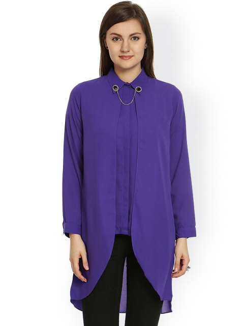 

Soie Purple High-Low Top