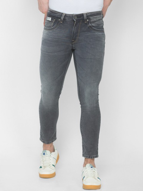 

SPYKAR Men Grey Slim Fit Light Fade Jeans