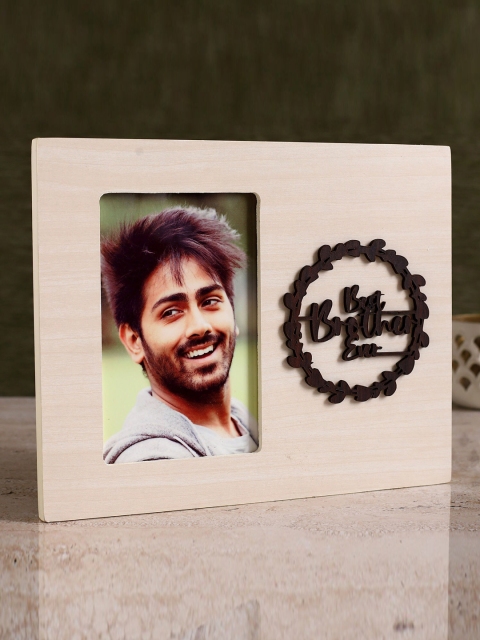 

Ferns N Petals Beige & Black Solid Wooden Photo Frame