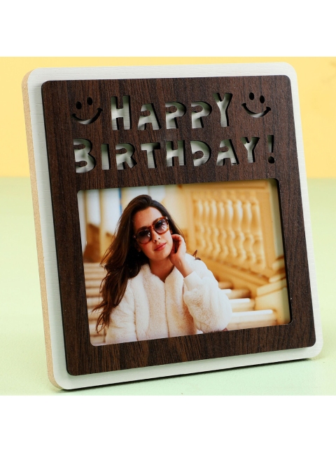 

Ferns N Petals White & Black Solid Wooden Photo Frame