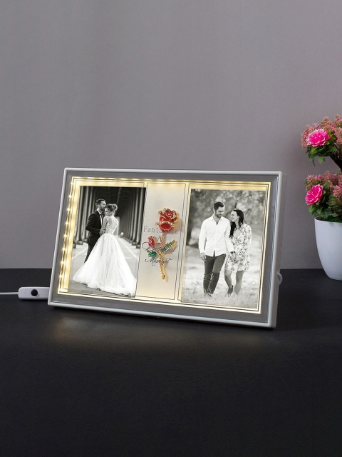 

Ferns N Petals White & Black 2 In 1 LED Photo Frame