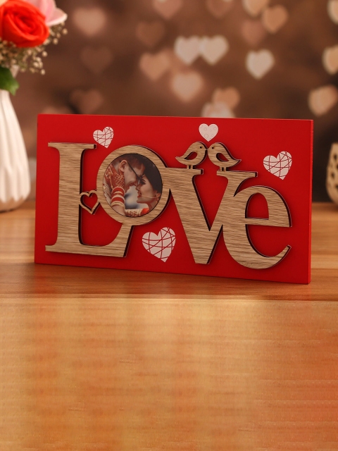 

Ferns N Petals Red Valentine's Day Special Love Birds Frame