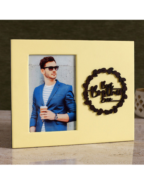 

Ferns N Petals Cream-Coloured & Black Table Photo Frame