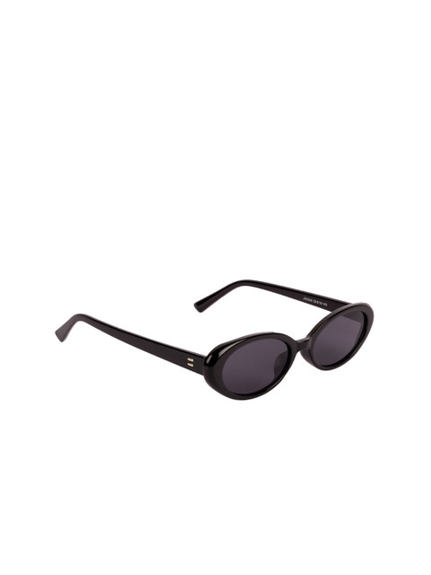 

Voyage Women Black Lens & Black Oval Sunglasses with UV Protected Lens 3549MG3602