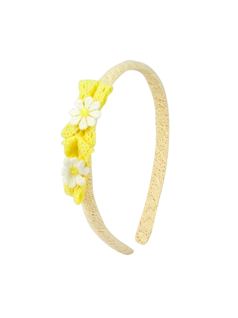 

Spiky Unisex Kids Yellow & White Beaded Hairband