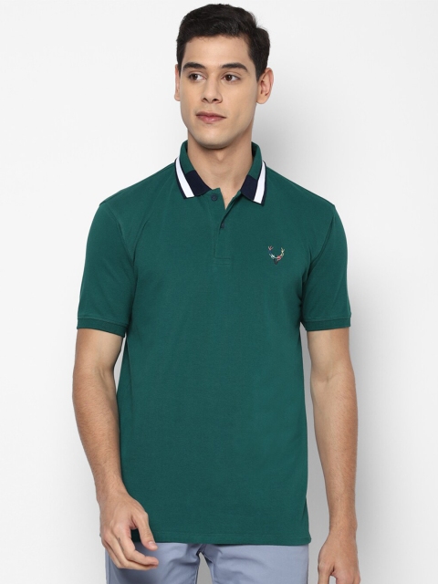 

Allen Solly Sport Men Green Polo Collar T-shirt