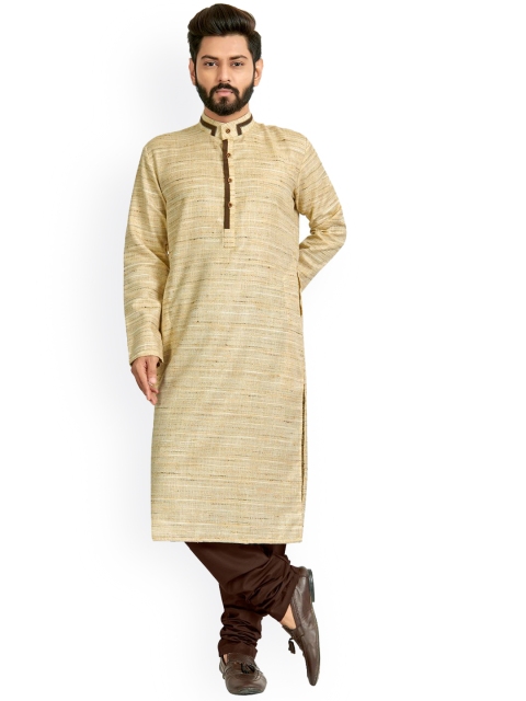 

Viva N Diva Men Beige Kurta with Churidar