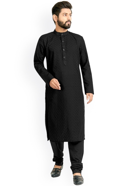 

Viva N Diva Men Black Kurta with Pyjamas