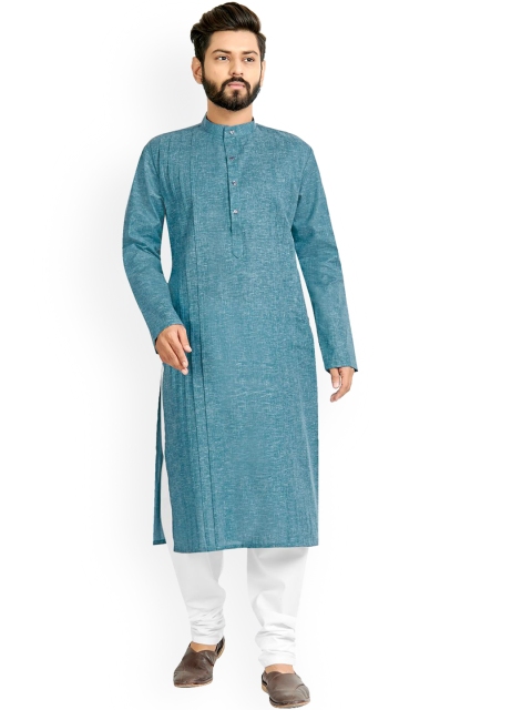 

Viva N Diva Men Blue Kurta with Churidar