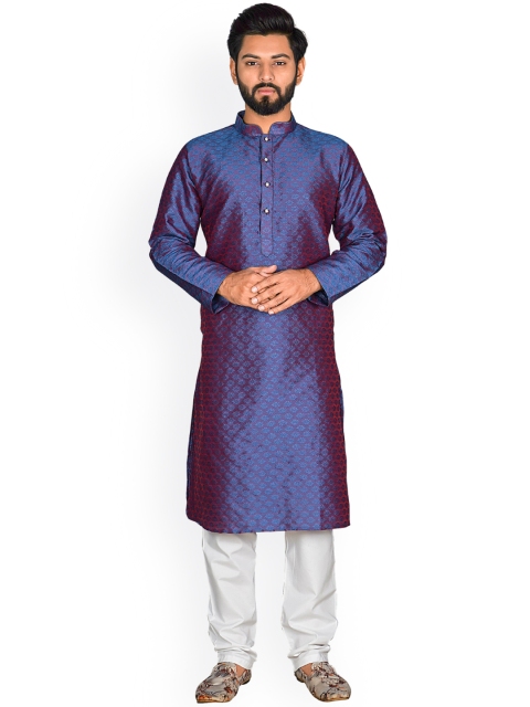 

Viva N Diva Men Blue Kurta with Pyjamas