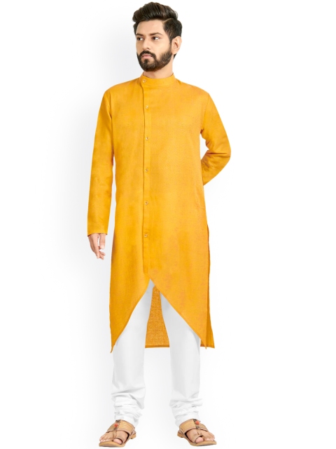 

Viva N Diva Men Yellow Kurta with Churidar