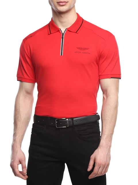 

HACKETT LONDON Men Red Polo Collar T-shirt