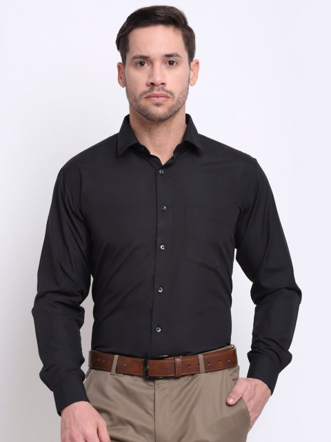 

La Mode Men Black Slim Fit Formal Shirt