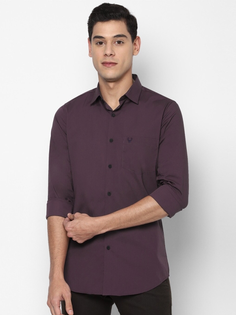

Allen Solly Men Purple Slim Fit Checked Casual Shirt