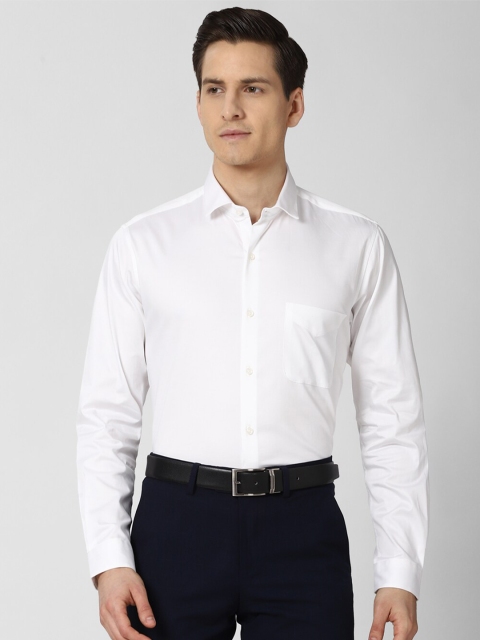 

Peter England Men White Slim Fit Formal Shirt