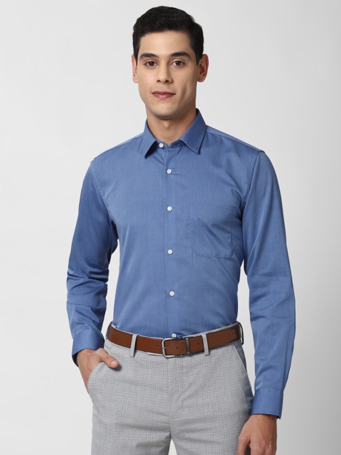 

Peter England Men Blue Slim Fit Formal Shirt