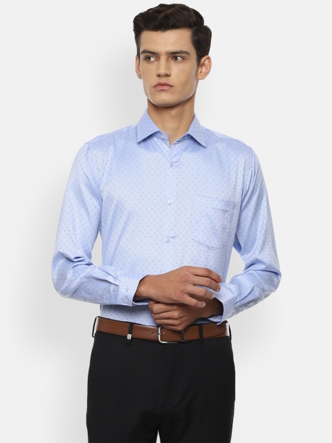 

Van Heusen Men Blue Formal Shirt