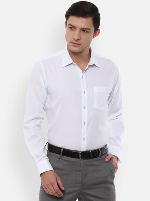 

Van Heusen Men White Slim Fit Formal Shirt