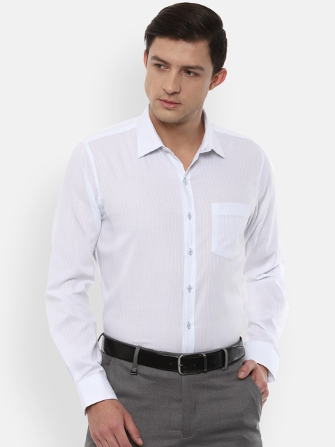 

Van Heusen Men White Slim Fit Formal Shirt