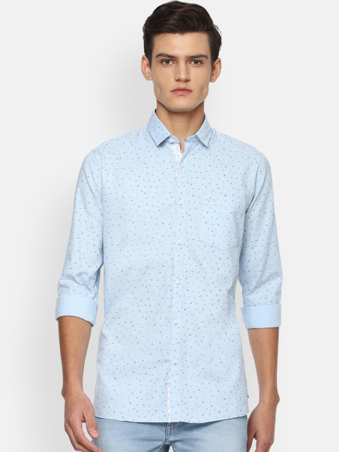 

Van Heusen Sport Men Blue Slim Fit Printed Casual Shirt