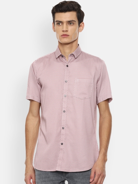 

Van Heusen Sport Men Red Slim Fit Printed Casual Shirt