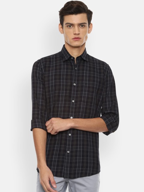 

Van Heusen Sport Men Grey Slim Fit Checked Casual Shirt